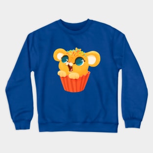 Lion Cup Cake Crewneck Sweatshirt